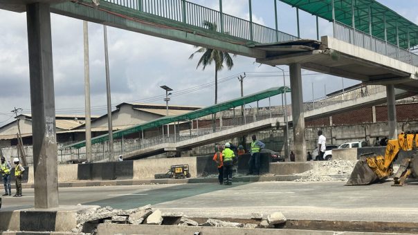 Pedestrian Bridge Collapses in Lagos, Nigeria