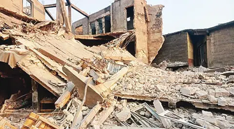 Tragedy Strikes Ibadan: Landlord Loses Family Members in Building Collapse